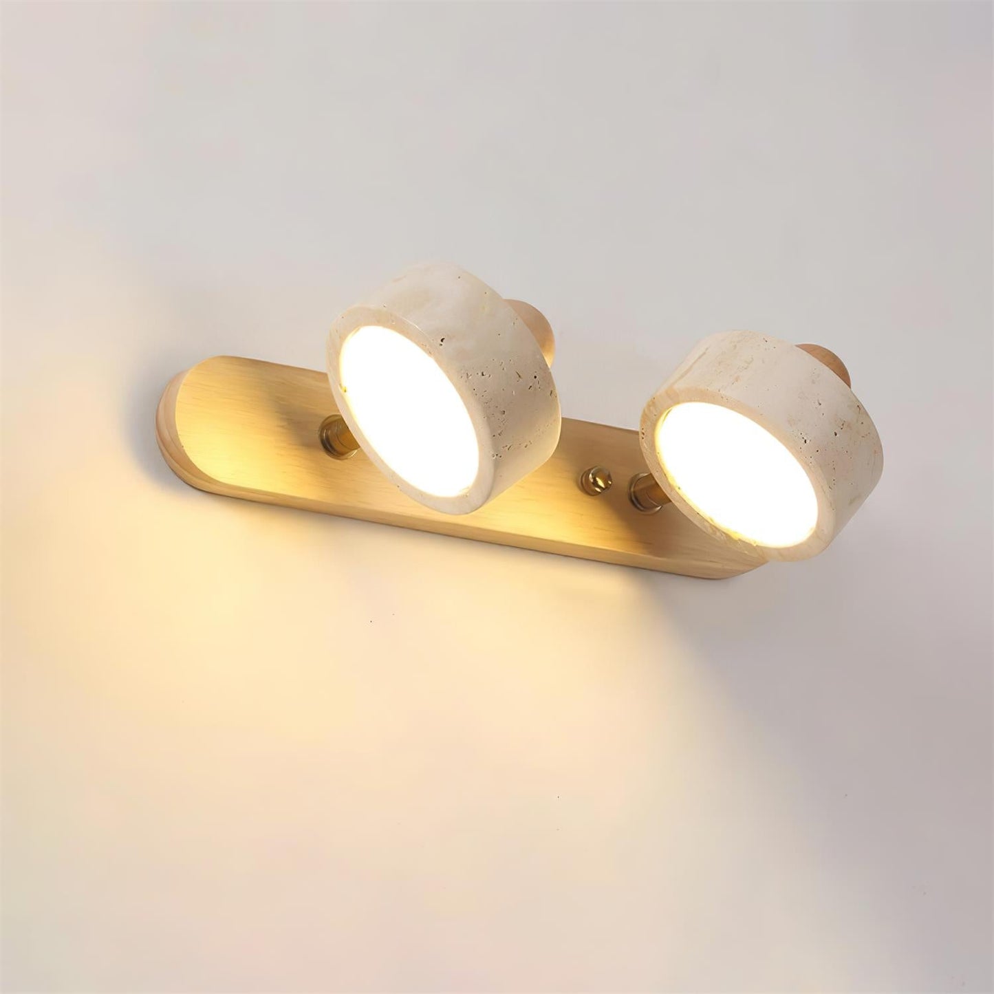 Élodie Tavros Stone Wall Lamp with Adjustable LED Heads