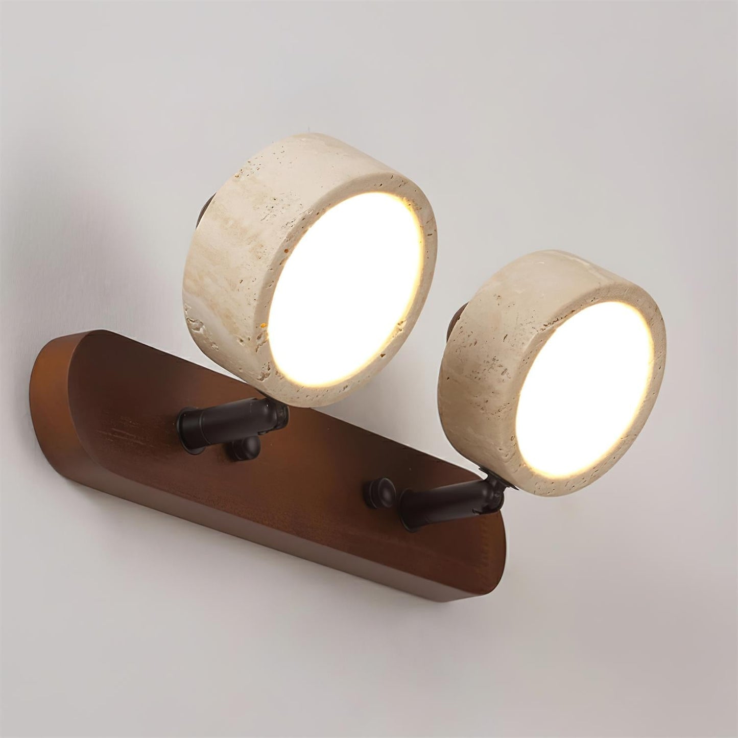 Élodie Tavros Stone Wall Lamp with Adjustable LED Heads