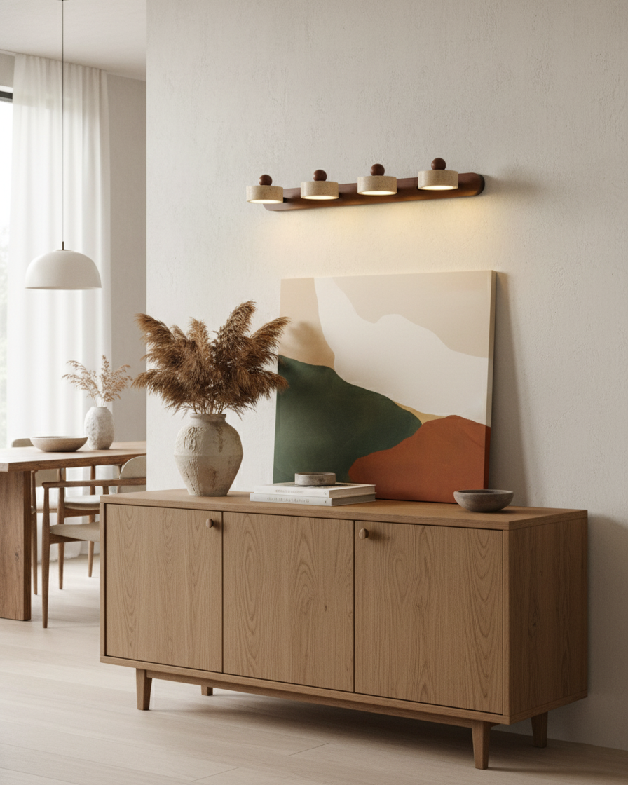 Élodie Tavros Stone Wall Lamp with Adjustable LED Heads