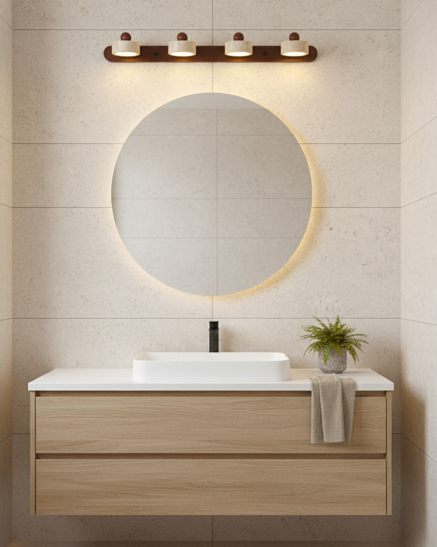Élodie Tavros Stone Wall Lamp with Adjustable LED Heads