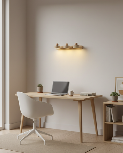Élodie Tavros Stone Wall Lamp with Adjustable LED Heads