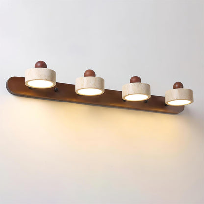 Élodie Tavros Stone Wall Lamp with Adjustable LED Heads
