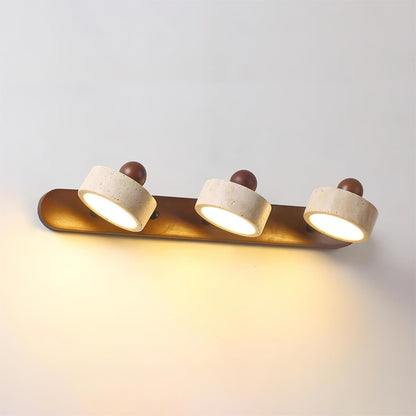 Élodie Tavros Stone Wall Lamp with Adjustable LED Heads