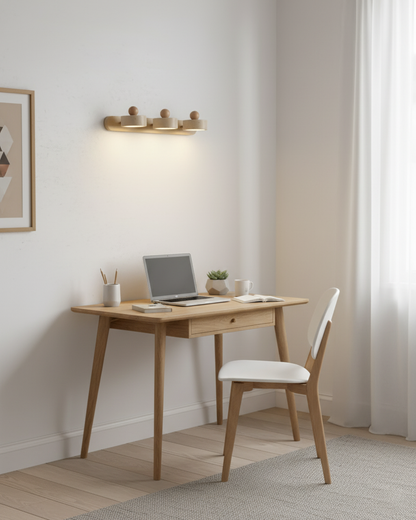 Élodie Tavros Stone Wall Lamp with Adjustable LED Heads