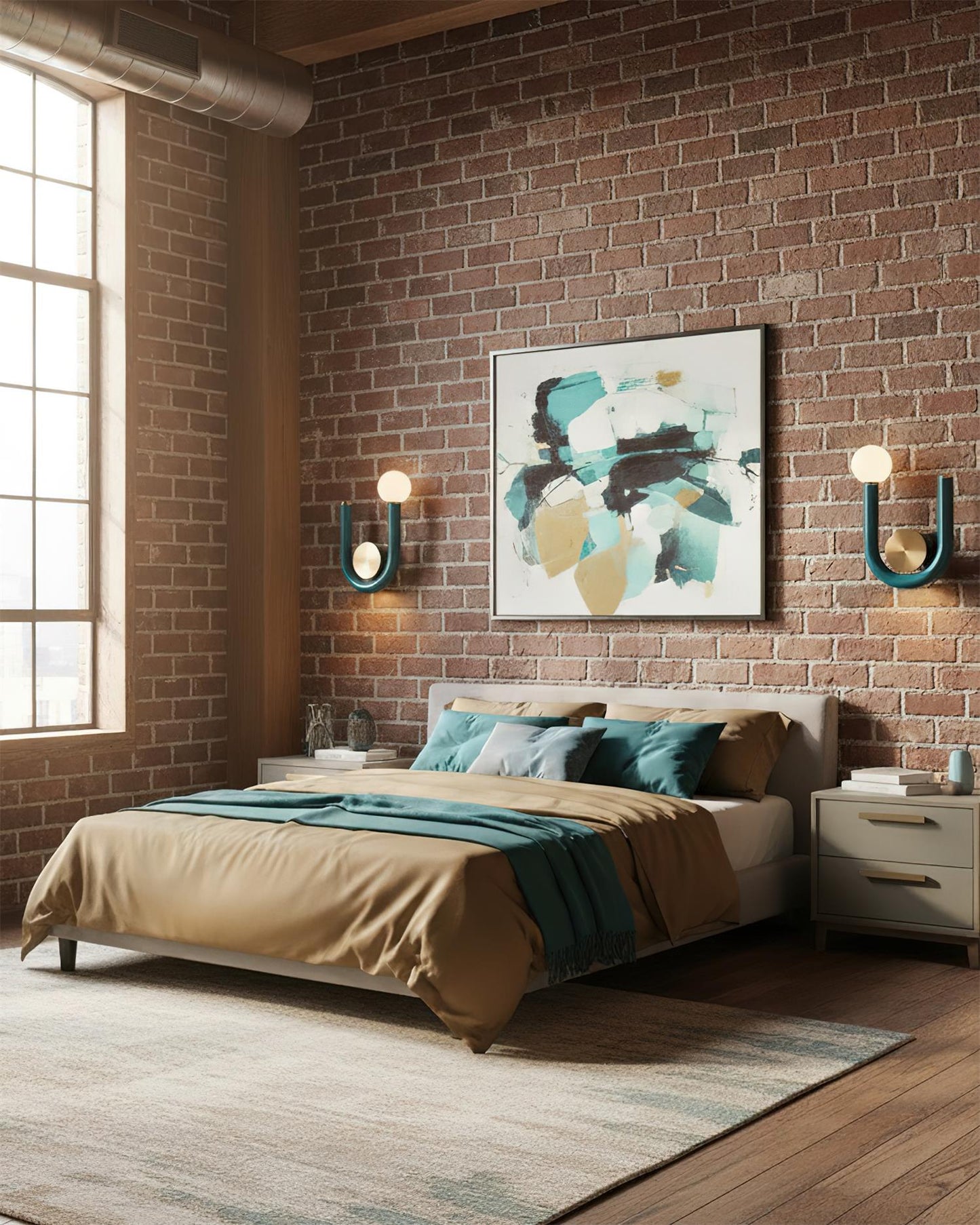 Thalia U Wall Lamp Modern Iron and Acrylic Lighting