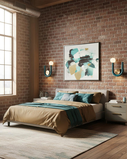 Thalia U Wall Lamp Modern Iron and Acrylic Lighting