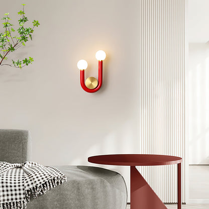Thalia U Wall Lamp Modern Iron and Acrylic Lighting
