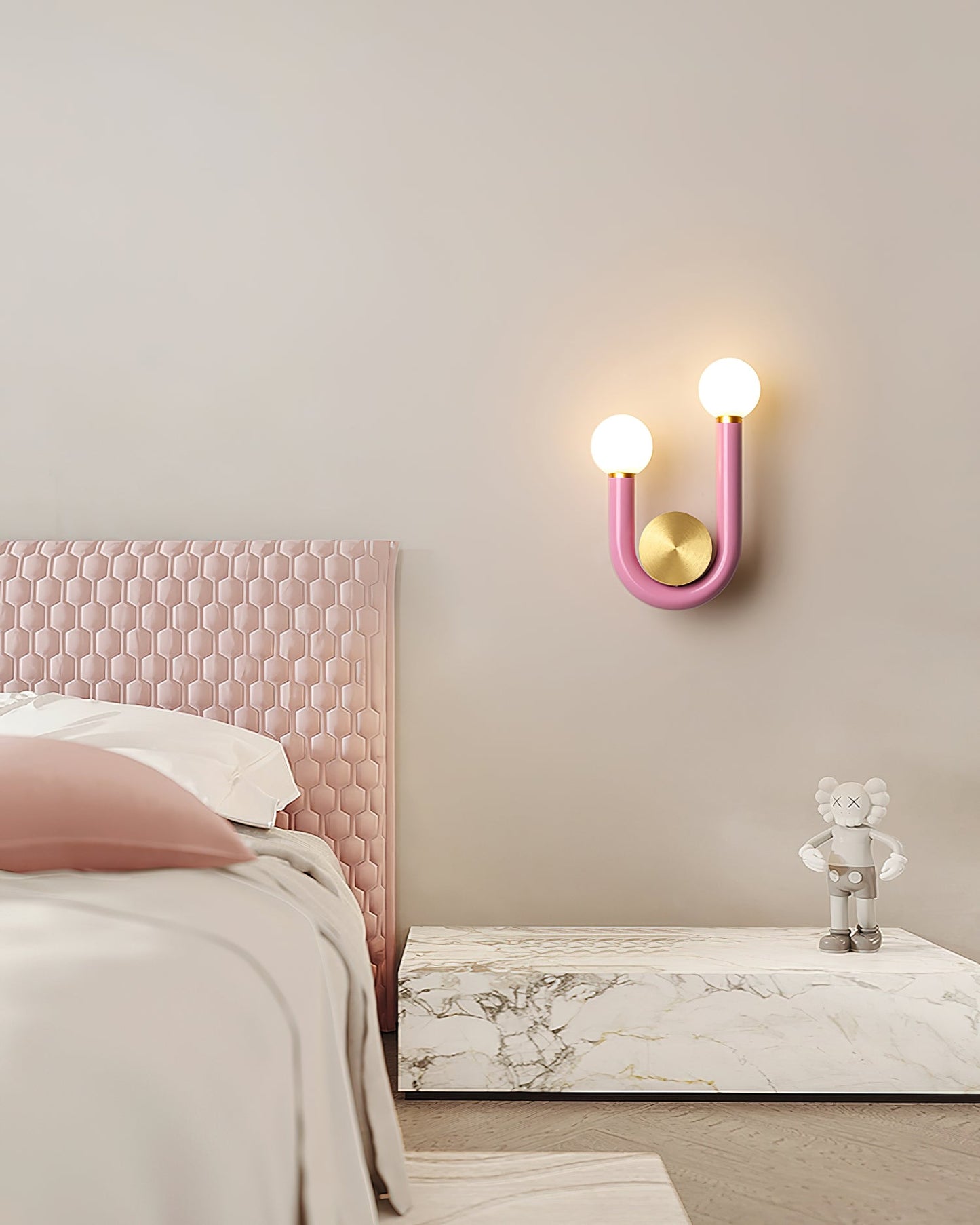 Thalia U Wall Lamp Modern Iron and Acrylic Lighting