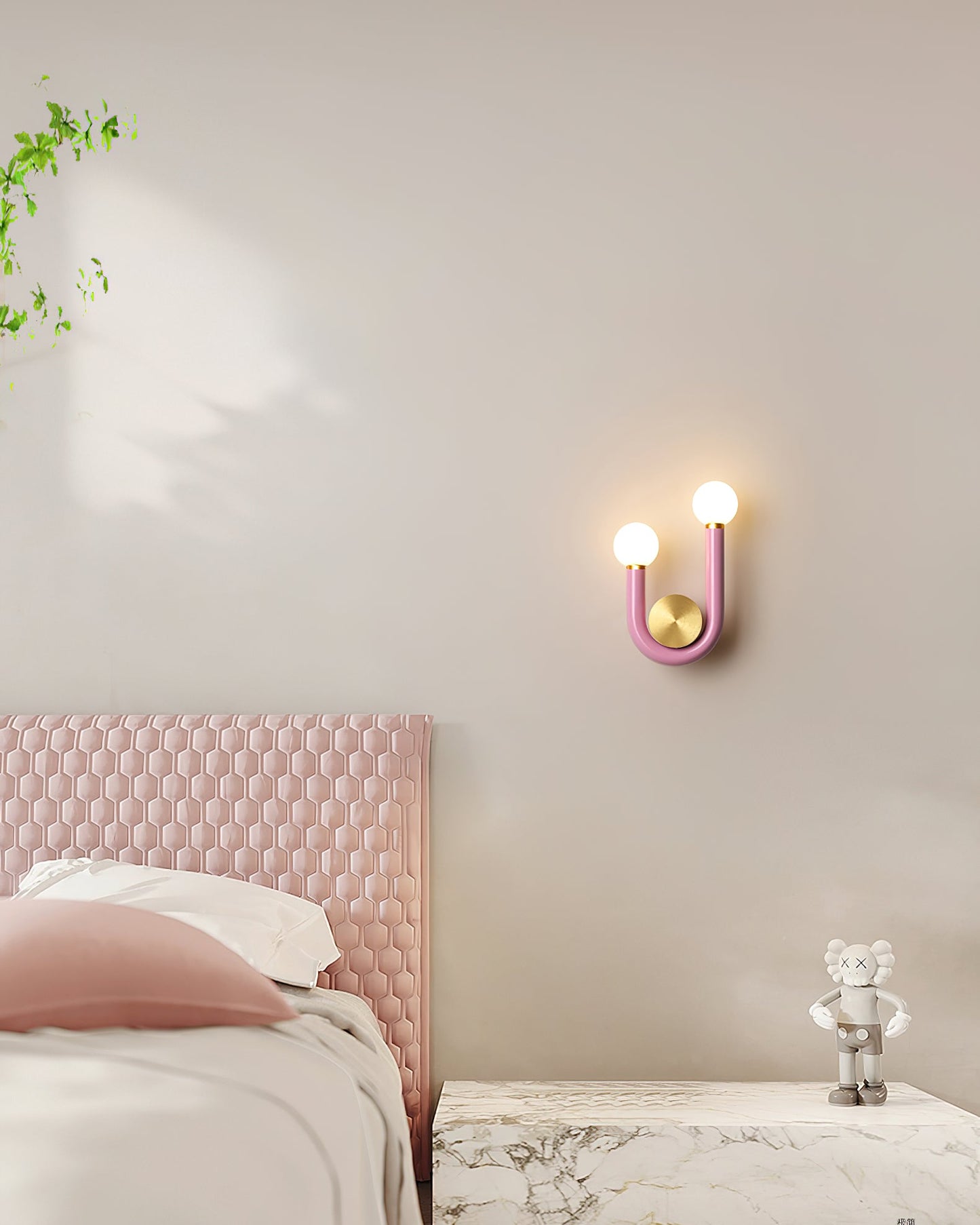 Thalia U Wall Lamp Modern Iron and Acrylic Lighting