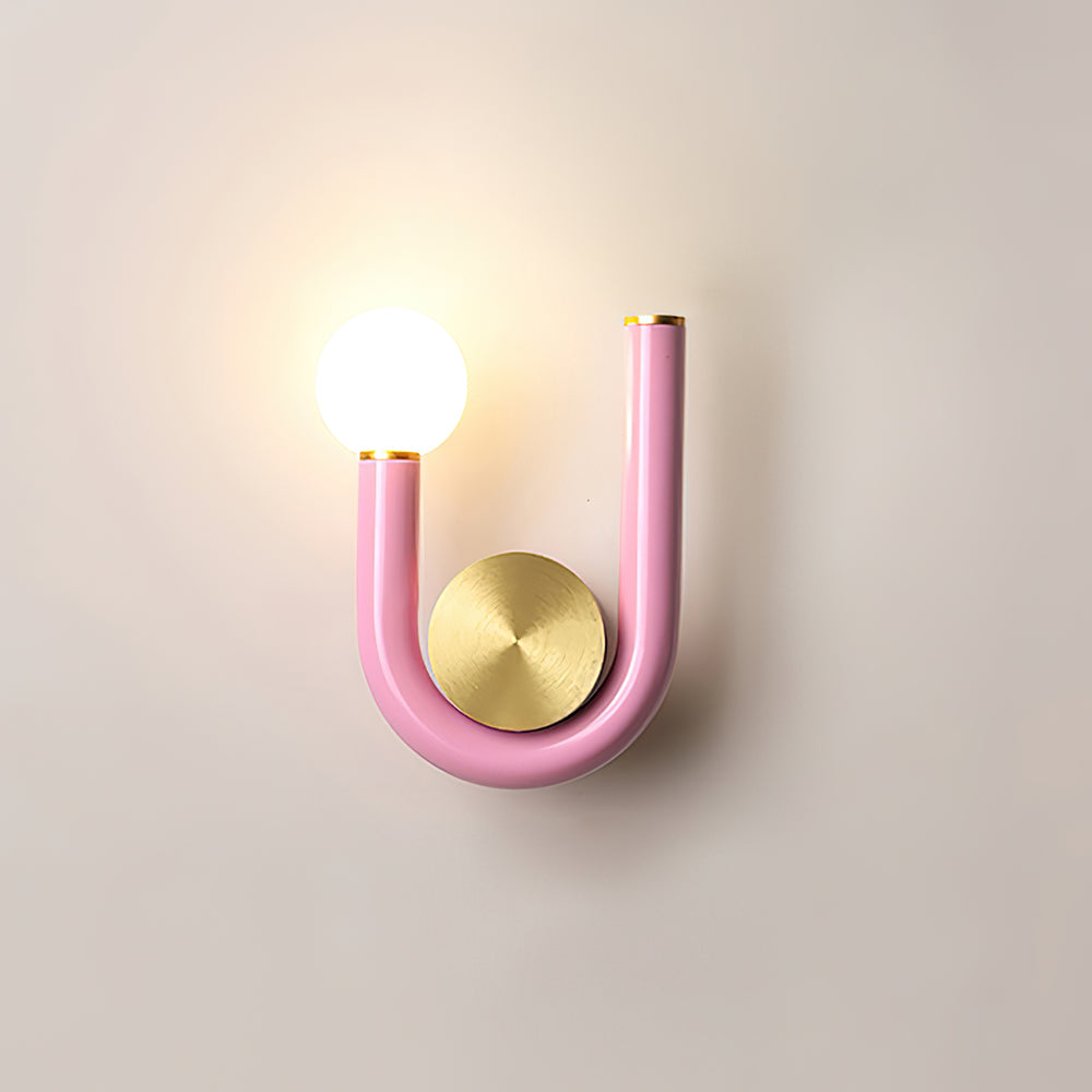 Thalia U Wall Lamp Modern Iron and Acrylic Lighting