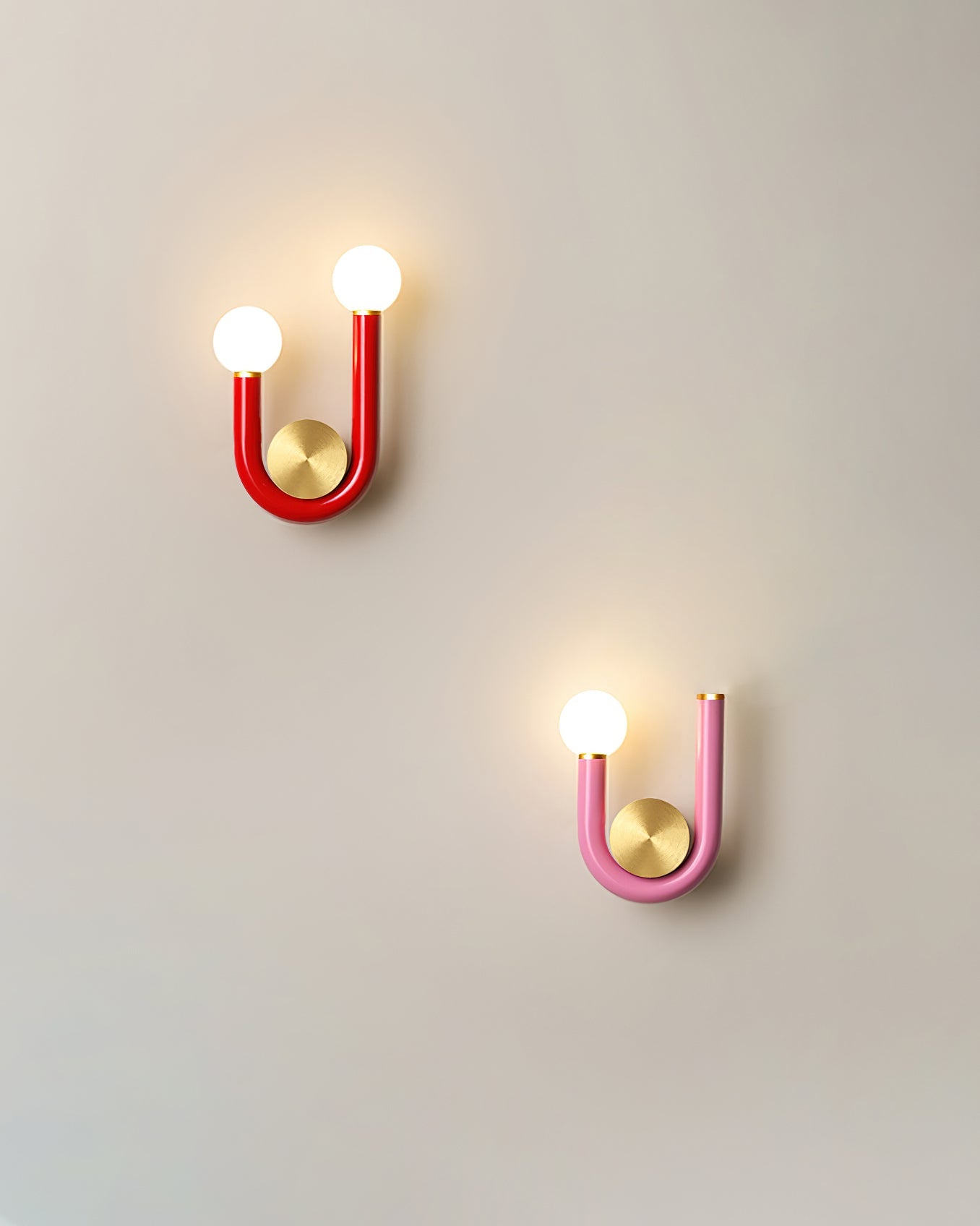 Thalia U Wall Lamp Modern Iron and Acrylic Lighting