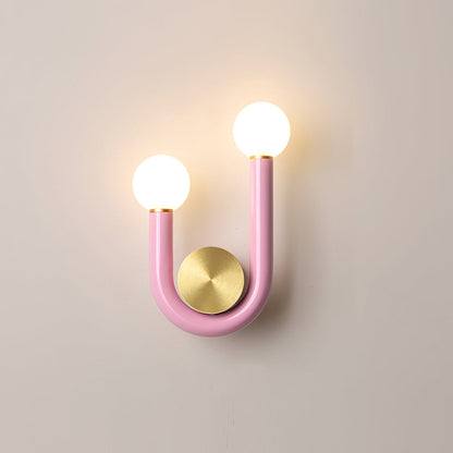 Thalia U Wall Lamp Modern Iron and Acrylic Lighting