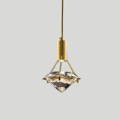 Elena Crystalline Copper Pendant