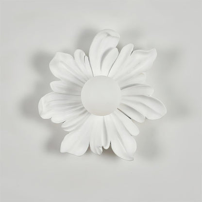 Camille Floral Resin Wall Lamp with Soft Glow Design