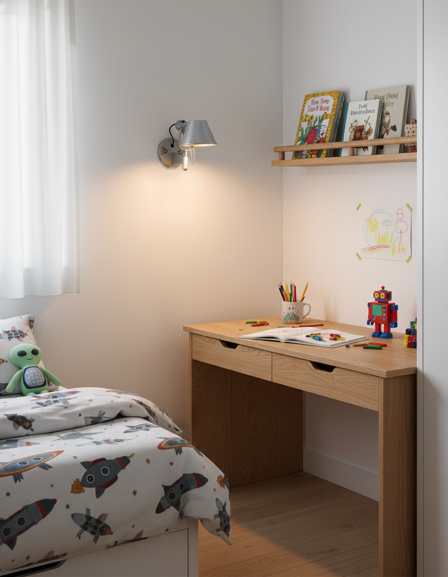 Auriane Adjustable Wall Lamp with Sleek Metal Design