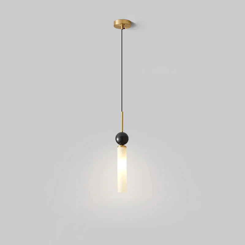 Éloise Tovar Marble Cylinder LED Pendant Chandelier