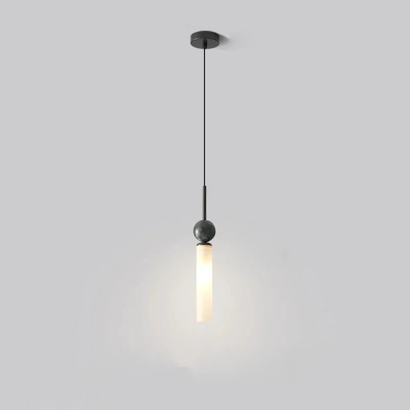 Éloise Tovar Marble Cylinder LED Pendant Chandelier