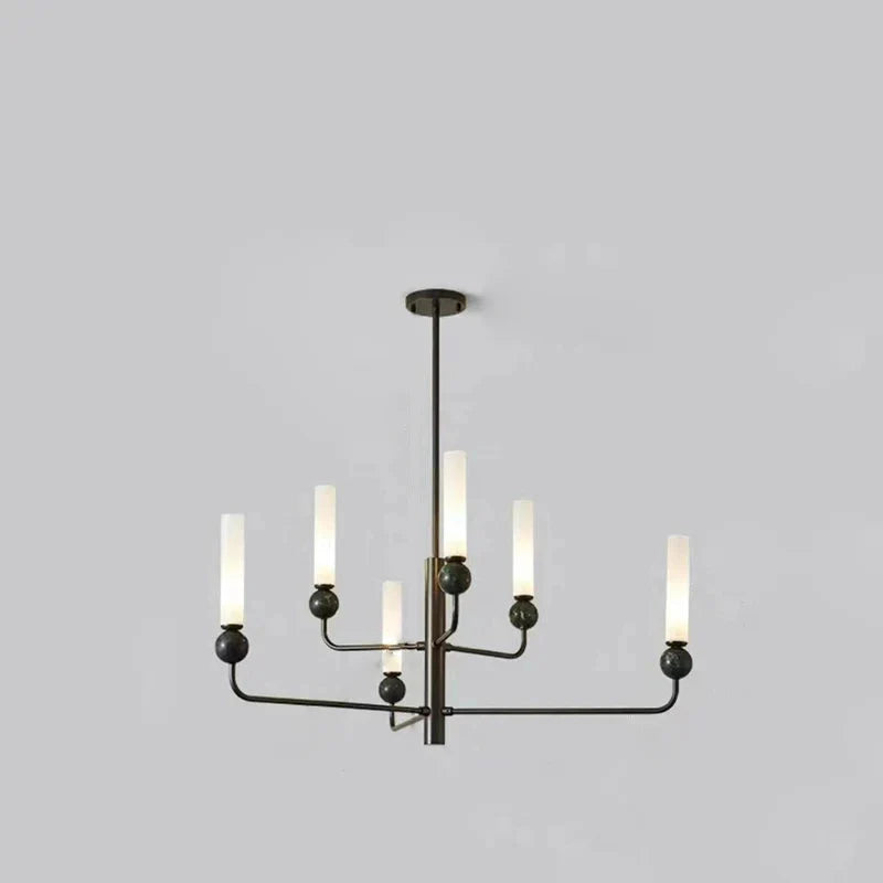 Éloise Tovar Marble Cylinder LED Pendant Chandelier