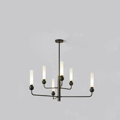 Éloise Tovar Marble Cylinder LED Pendant Chandelier