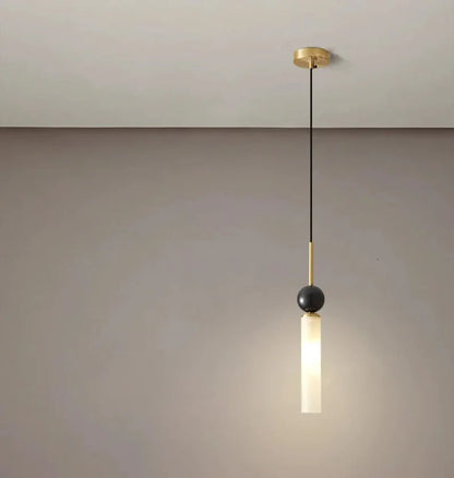 Éloise Tovar Marble Cylinder LED Pendant Chandelier
