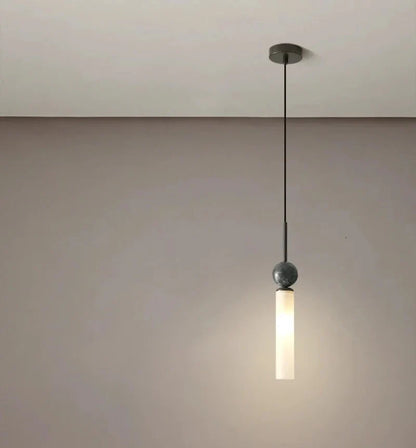 Éloise Tovar Marble Cylinder LED Pendant Chandelier
