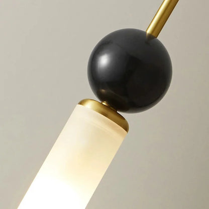 Éloise Tovar Marble Cylinder LED Pendant Chandelier