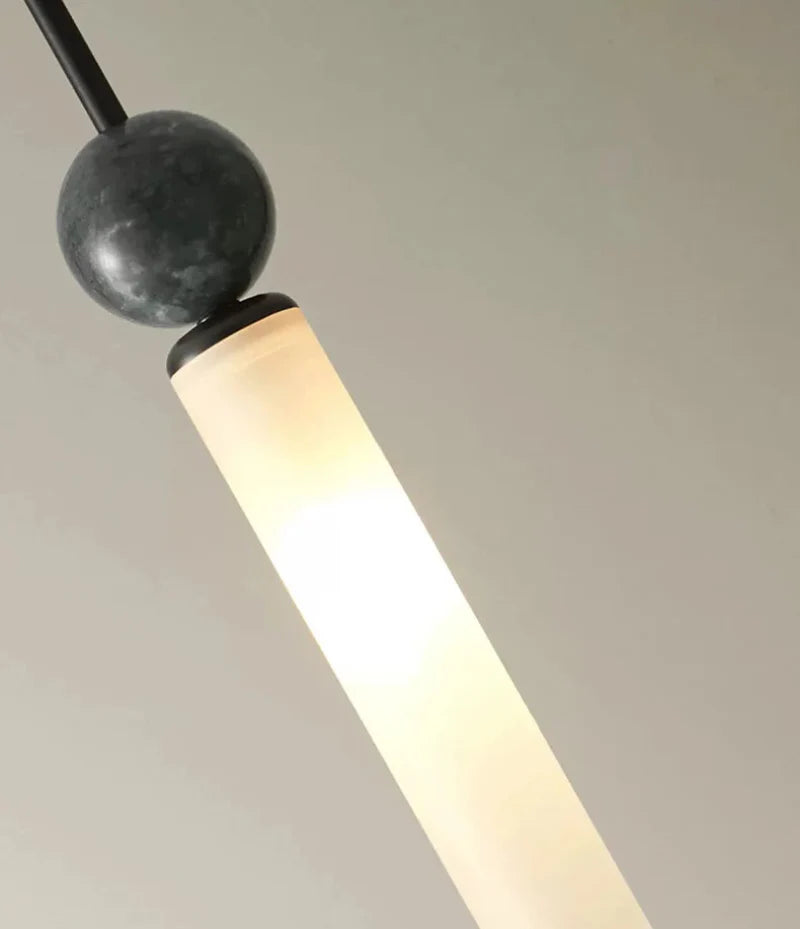 Éloise Tovar Marble Cylinder LED Pendant Chandelier