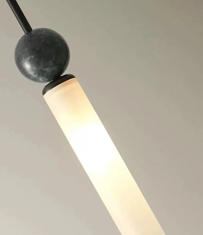 Éloise Tovar Marble Cylinder LED Pendant Chandelier