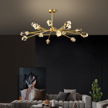 Genevieve Modern Crystal Bulb Pendant Light