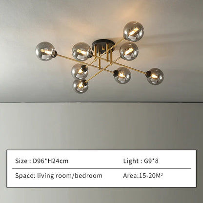 Isabelle Spherical Glass Chandelier