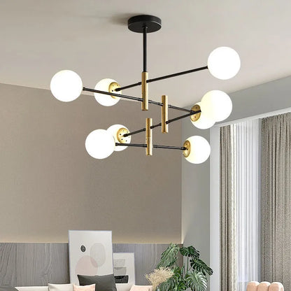 Juliette Contemporary Dual-Tone Chandelier