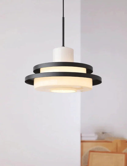 Elise UFO Acrylic Pendant Light Modern Black Red Ceiling Lamp