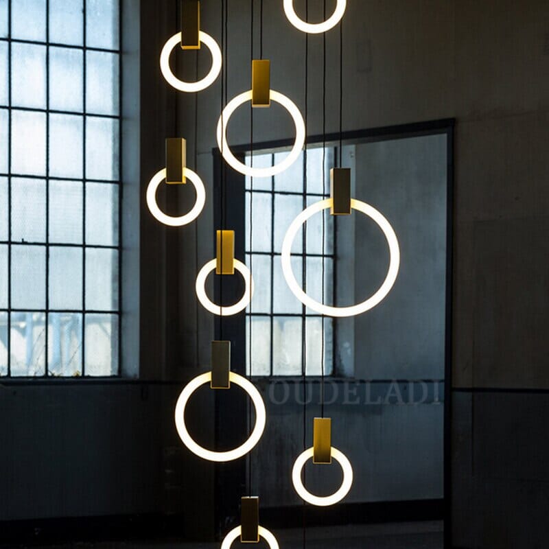 Isabelle Circular Halo Pendant