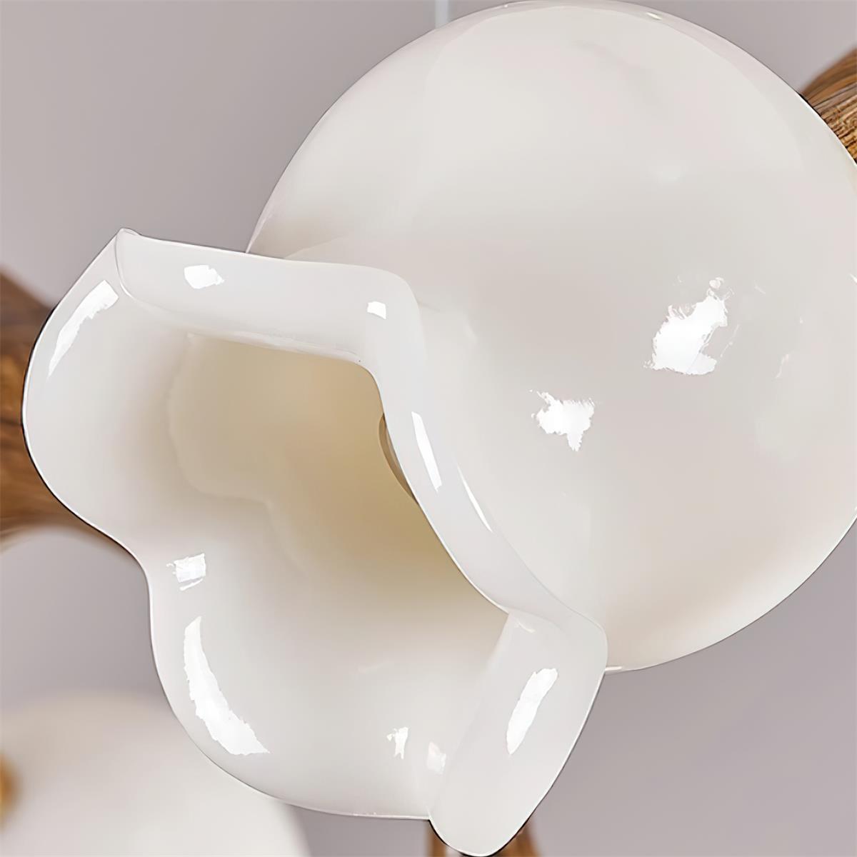 Amélie Flowers Chandelier, Organic Branch Design with Delicate Bloom Lights