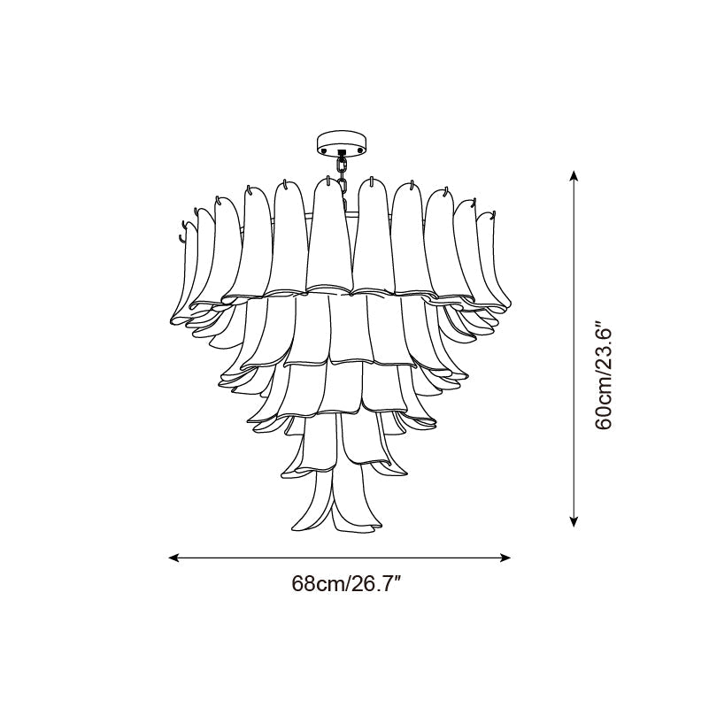 Élodie Valier Petal Chandelier