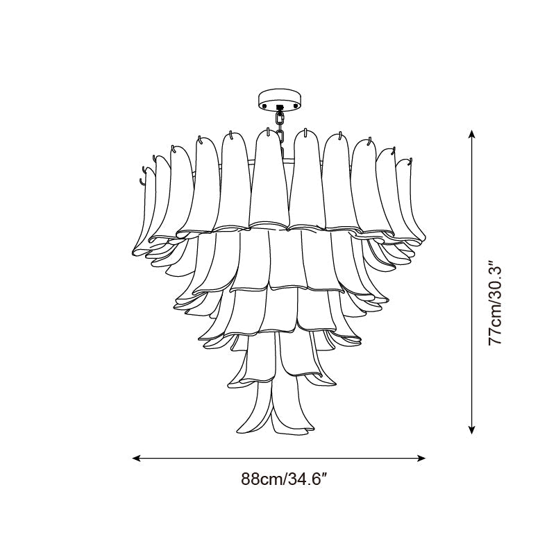 Élodie Valier Petal Chandelier