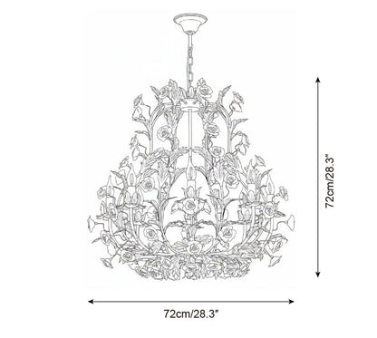 Éloise Valrosa Floral Chandelier