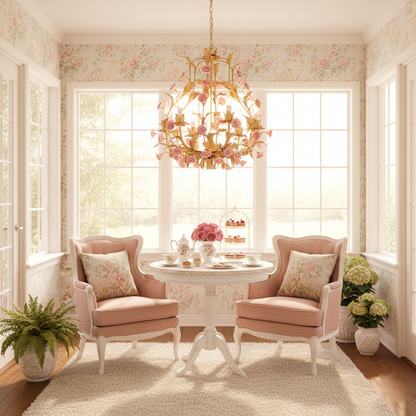 Éloise Valrosa Floral Chandelier