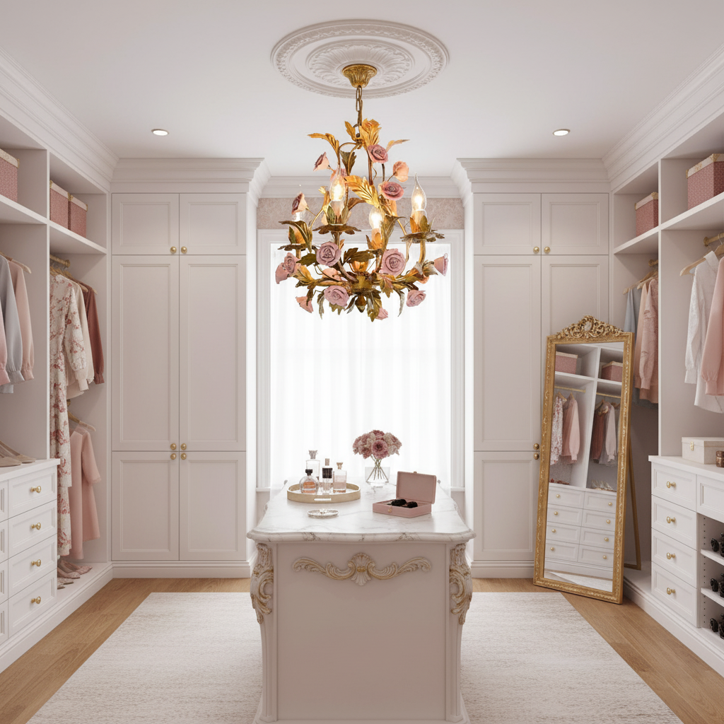 Éloise Valrosa Floral Chandelier
