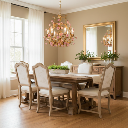 Éloise Valrosa Floral Chandelier