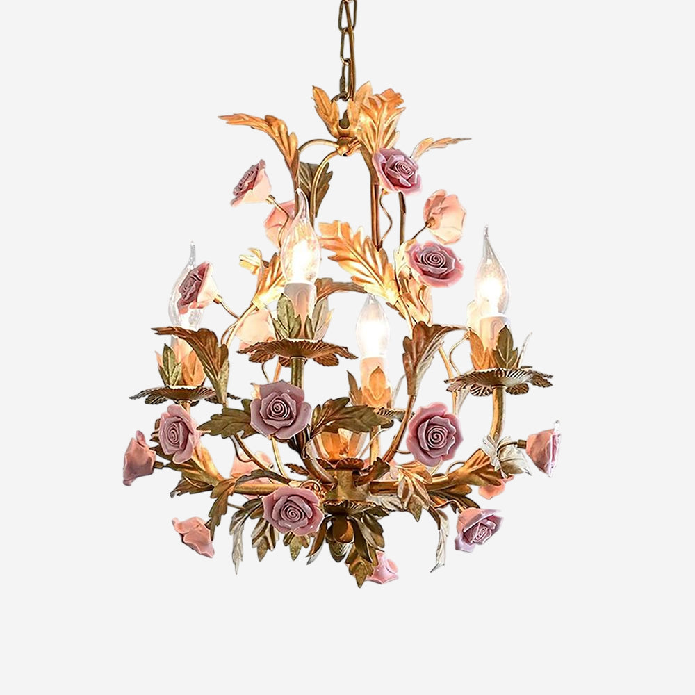 Éloise Valrosa Floral Chandelier