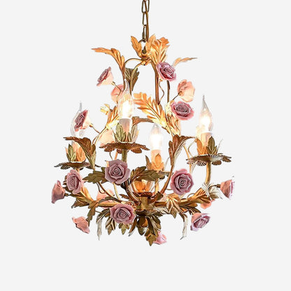 Éloise Valrosa Floral Chandelier