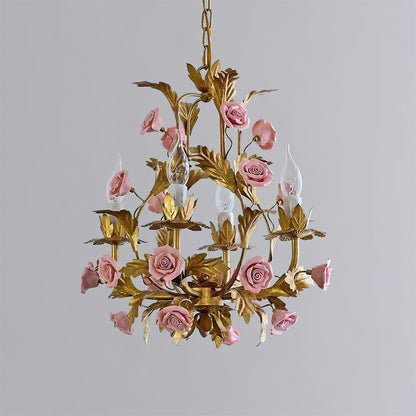 Éloise Valrosa Floral Chandelier
