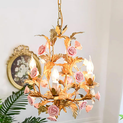 Éloise Valrosa Floral Chandelier