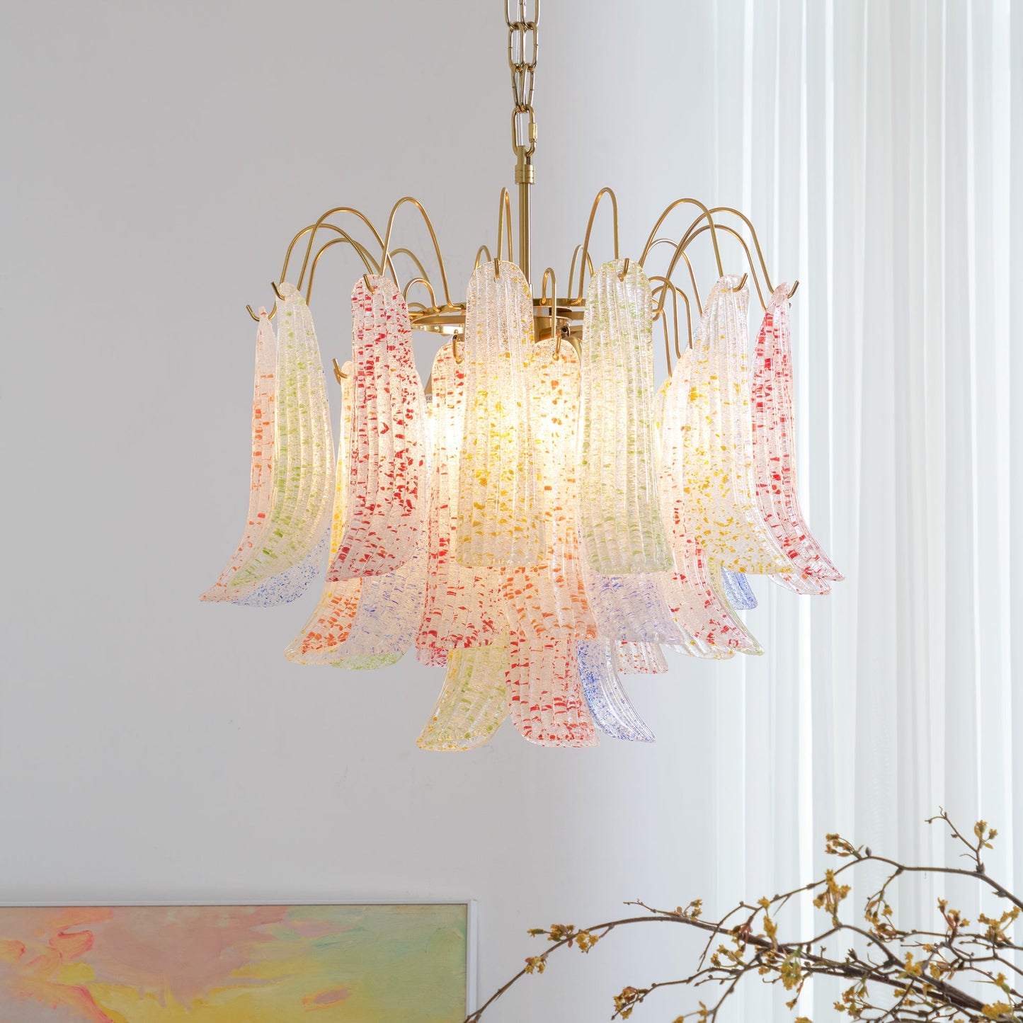 Aurélie Venini Murano Glass Chandelier