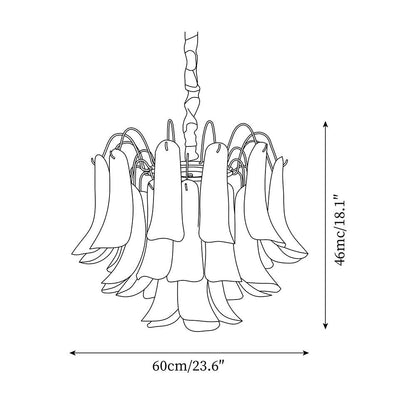 Aurélie Venini Murano Glass Chandelier