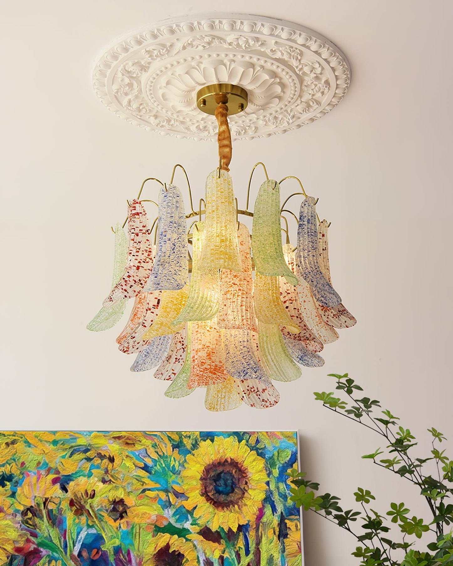 Aurélie Venini Murano Glass Chandelier