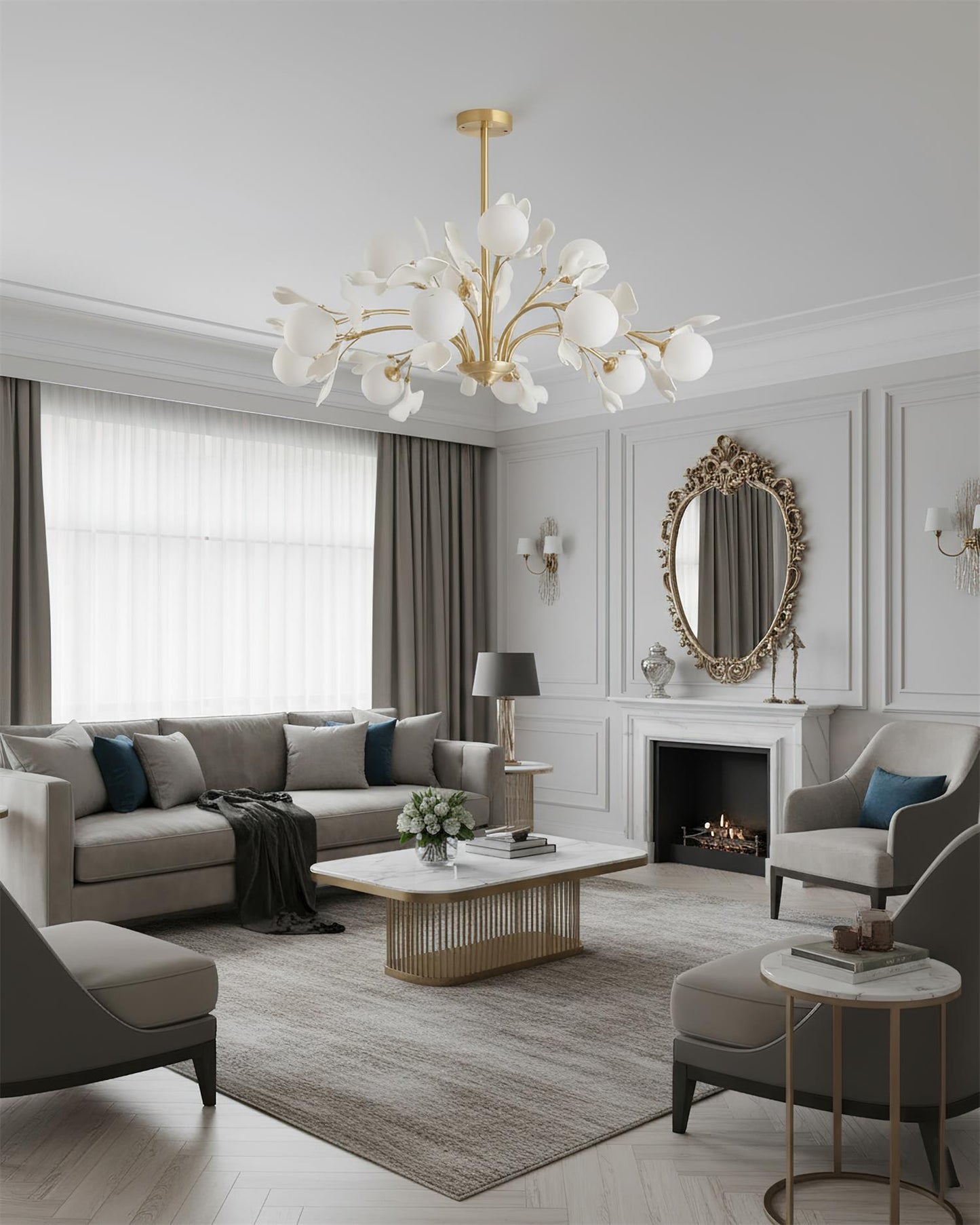 Éloïse Ginkgo Chandelier