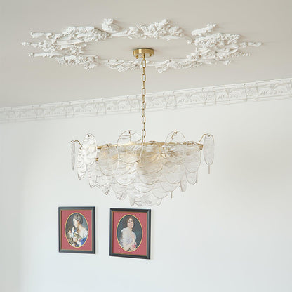 Clémence Disc Victorian Glass Chandelier