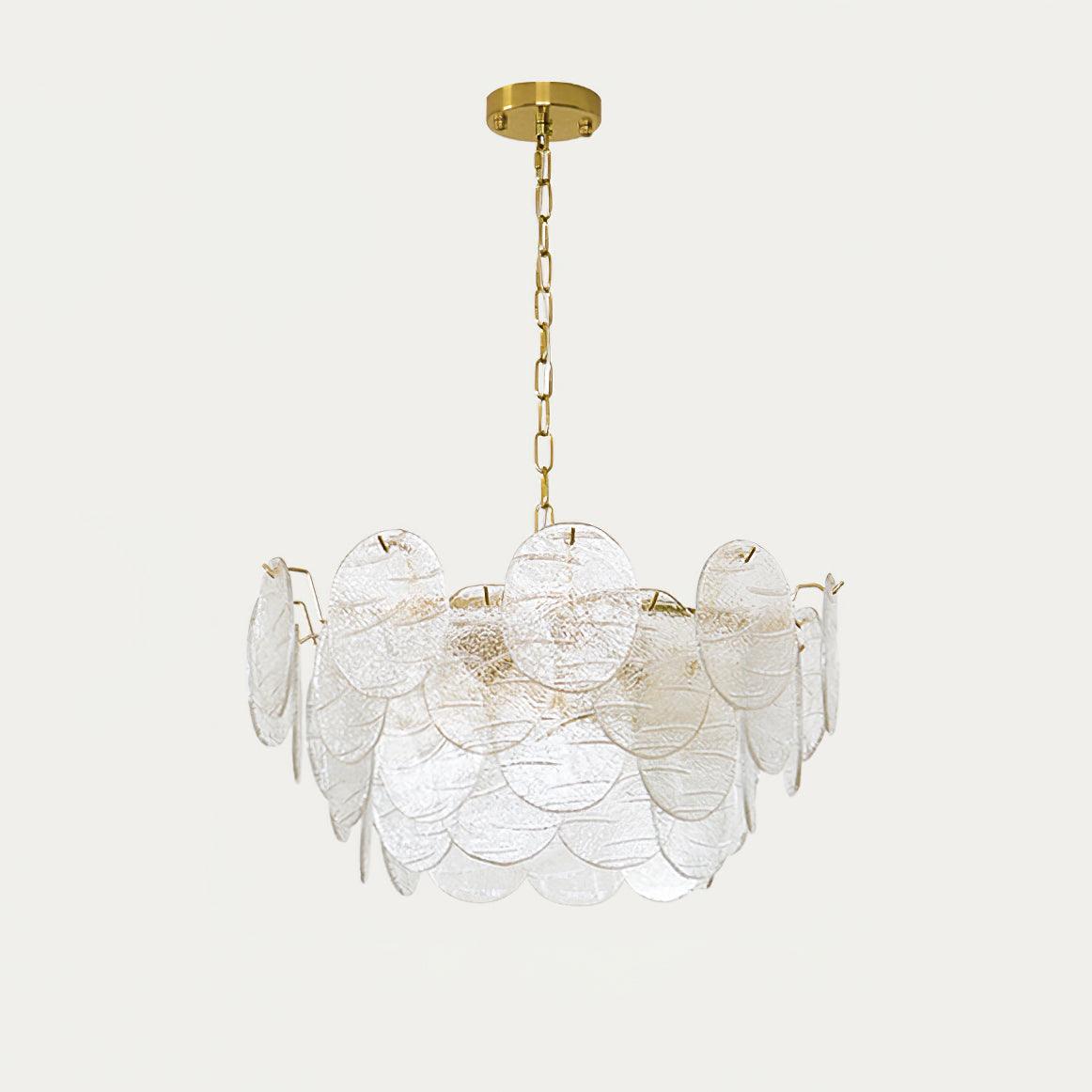 Clémence Disc Victorian Glass Chandelier